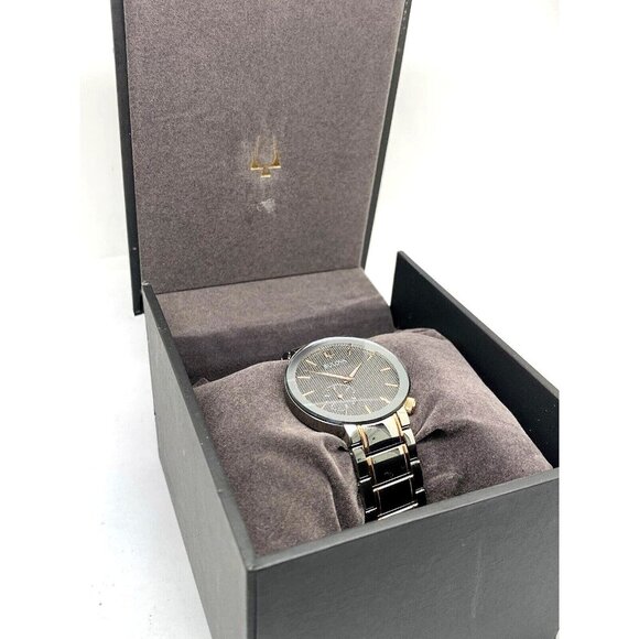 Bulova Women's Watch 98L309 Latin Grammy Edition Gray Dial Rose Gold Silver - Picture 3 of 14